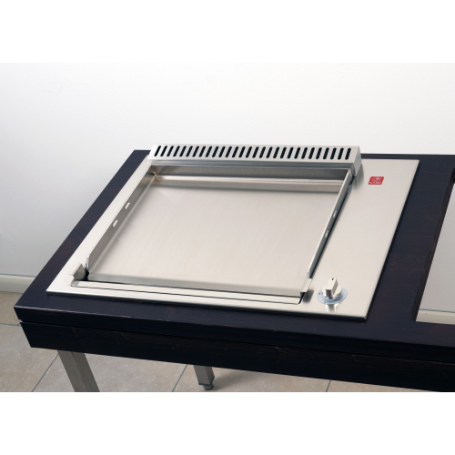 Piastra barbecue Planet Oasi 55 liscia da incasso