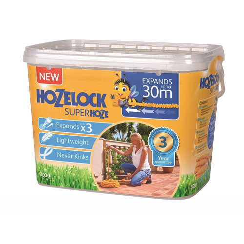 Hozelock 8030 superhoze tubo per irrigazione estensibile 30 m