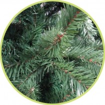 Albero di natale pino Kaemingk lodge slim pine verde 180 cm
