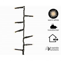 Luci di natale Kaemingk 1000 LED bianco caldo compact twinkle 22,5 m