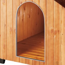 Ferplast domus medium cuccia per cani in legno da esterno Ferplast domus medium cuccia per cani in legno da esterno