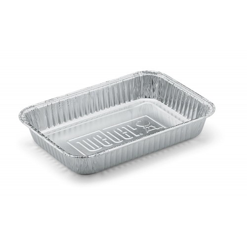 Vaschette in alluminio raccogli-grasso per barbecue Weber 10 pz. 6415