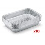 Vaschette in alluminio raccogli-grasso per barbecue Weber 10 pz. 6415