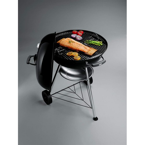 Barbecue a carbone Weber compact kettle Ø 57 cm nero 1321004