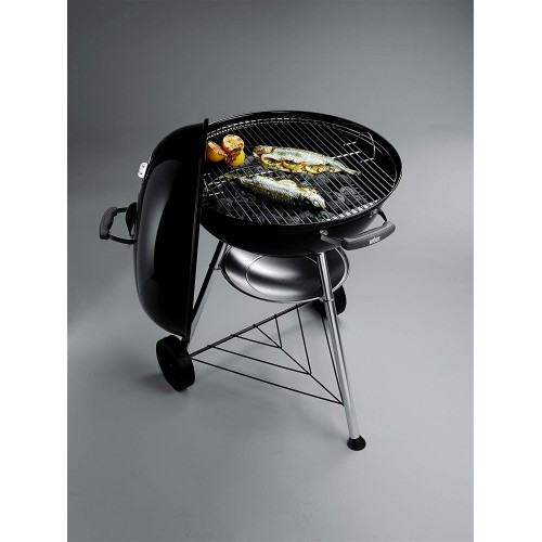 Barbecue a carbone Weber compact kettle Ø 57 cm nero 1321004