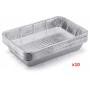 Vaschette in alluminio barbecue Weber per raccolta olii 10 pz. 6416