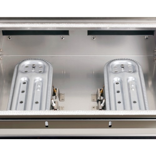 Piastra barbecue Plant Oasi 80 2/3 liscia e 1/3 rigata