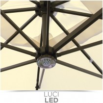 Ombrello da giardino Greenwood E5023 con luci led Ombrello da giardino Greenwood E5023 con luci led
