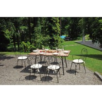 Sedia da giardino in ferro con braccioli Greenwood Stresa CHF 04 Sedia da giardino in ferro con braccioli Greenwood Stresa CHF 04