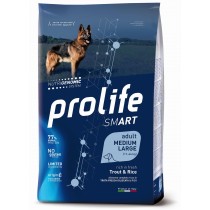 Prolife trota fresca e riso  smart adult medium/large 12 kg Prolife trota fresca e riso  smart adult medium/large 12 kg