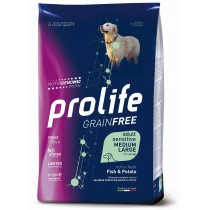 Prolife sensitive grain free salmone fresco e patate 10 Kg Prolife sensitive grain free salmone fresco e patate 10 Kg