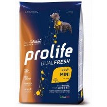 Prolife dual fresh bufalo, agnello fresco e riso adult mini 2 Kg Prolife dual fresh bufalo, agnello fresco e riso adult mini 2 Kg