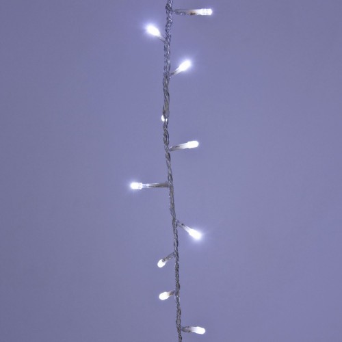 Lotti Xmas King tenda luminosa 192 LED bianco ghiaccio 2,45 m