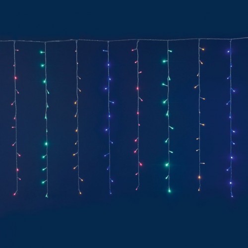 Tenda luminosa Lotti 480 LED multicolor luci di Natale 3,5 m