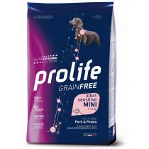 Prolife sensitive grain free maiale e patate adult mini 7 Kg Prolife sensitive grain free maiale e patate adult mini 7 Kg