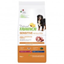 Crocchette per cani Trainer natural sensitive no gluten adult medium/maxi anatra 12 Kg Crocchette per cani Trainer natural sensitive no gluten adult medium/maxi anatra 12 Kg