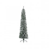Albero di natale pino Kaemingk Snowy Pencil Pine 240 cm