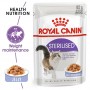 Royal Canin Sterilised jelly 85 grammi confezione da 12 cibo umido per gatti