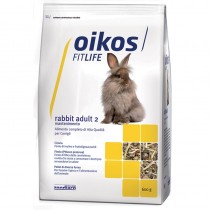 Oikos Rabbit adult 2 600 grammi Alimento completo per conigli Oikos Rabbit adult 2 600 grammi Alimento completo per conigli