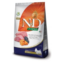 Farmina N&D grain free agnello, zucca e mirtillo 2,5 kg adult mini