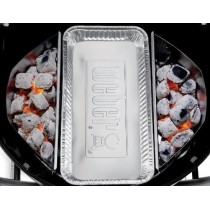 Vaschette di alluminio Weber Bbq 57 cm per raccolta olii 5 pz. 6454 Vaschette di alluminio Weber Bbq 57 cm per raccolta olii 5 pz. 6454