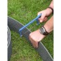 Bordura giardino recinto resistente Ecolat Enroulee 14 cm x 7 mm x 10 m