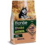 Crocchette per cani Monge grain free adult salmone e piselli 12 Kg