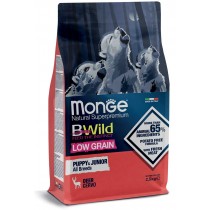 Crocchette per cani Monge low grain puppy & junior cervo 12 Kg Crocchette per cani Monge low grain puppy & junior cervo 12 Kg
