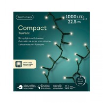 Luci di natale Kaemingk 1000 LED bianco caldo compact twinkle 22,5 m