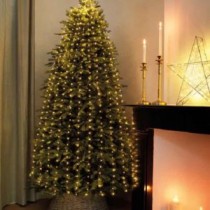 Luci di Natale Kaemingk 672 micro LED bianco caldo tree bunch 2.1 m