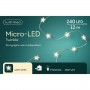 Luci di Natale Kaemingk 240 LED a stella bianco caldo star twinkle 12 m