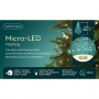 Luci di Natale a cascata Kaemingk 408 micro LED bianco caldo 1.8 m