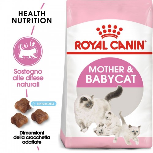 Crocchette per gatti Royal Canin feline mother and babycat gattini 2 Kg