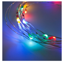 Luci di Natale Lotti 20 micro LED multicolore 1.9 m