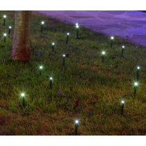Luci di Natale da esterno Lotti bastoncini giardino luce bianca fredda 24 m Luci di Natale da esterno Lotti bastoncini giardino luce bianca fredda 24 m