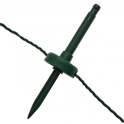 Luci di Natale da esterno Lotti bastoncini giardino luce bianca fredda 24 m