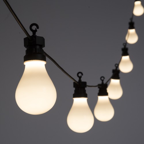 Luci di Natale Lotti 10 lampadine a goccia luce bianco caldo 5.5 m Luci di Natale Lotti 10 lampadine a goccia luce bianco caldo 5.5 m