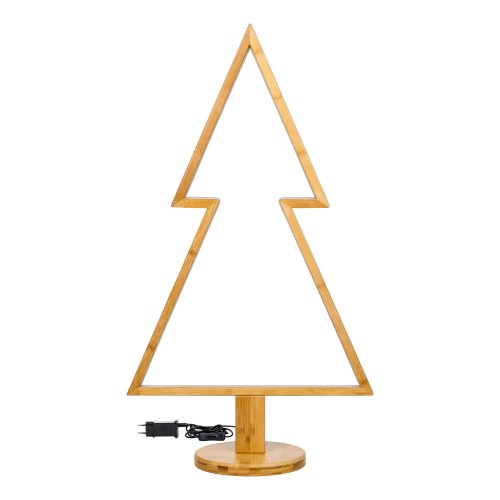 Albero di Natale Lotti con LED bianco caldo H 90 cm