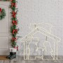 Led presepe Natale Lotti neon bianco caldo H 115 cm