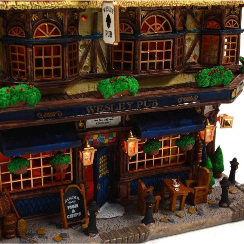 Lemax villaggio di Natale Wesley pub