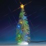 Albero di Natale abete con luci multicolore Lemax villaggio