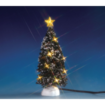 Albero di Natale con luci calde medio Lemax villaggio Albero di Natale con luci calde medio Lemax villaggio