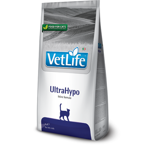 Crocchette gatti Farmina Vet life ultrahypo feline 2 Kg