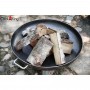 Bracere Fire bowl Bali in acciaio nero