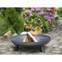 Bracere Fire bowl Bali in acciaio nero