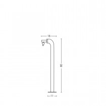 Fontanella da giardino Bel-Fer 42/PSI in acciaio inox Fontanella da giardino Bel-Fer 42/PSI in acciaio inox