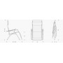 Sdraio da giardino Lafuma 3113 Relax Futura Batyline Duo