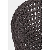 Sedia con cuscino ninfa dark Bizzotto 0660520 Sedia con cuscino ninfa dark Bizzotto 0660520