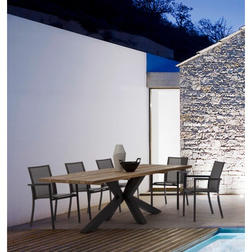 Tavolo Ramsey Nero Bizzotto 0804457