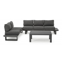 Set salotto angolare con cuscini Konnor Bizzotto 0662758 Set salotto angolare con cuscini Konnor Bizzotto 0662758